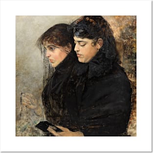 Portrait of the Artist's Wife and Sister-in-Law by Hugo Birger Posters and Art